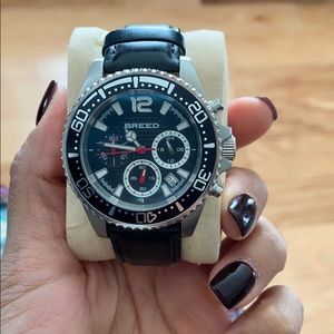 Black Creed Chronograph watch